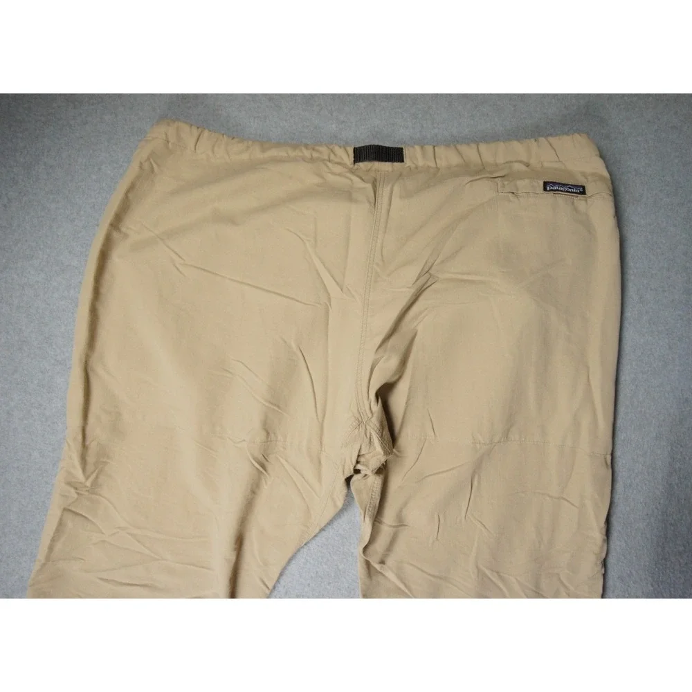 Vintage Patagonia Pants‎ Mens XLarge Beige Belted Hike Camp Outdoors Casual